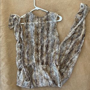 XS Ecote Faux Snake Jumpsuit